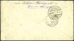 1889-93 Pair of postal stationery covers posted on