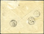 1901 Commercial envelope sent registered to France