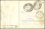 1910 Trio of postcards showing different types of 