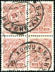 1890-1915, Balance on 8 pages, mostly loose stamps
