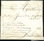 Stamp of Russia » Ship Mail » Ship Mail in the Baltic Sea 1748 Wrapper in Dutch carried privately from Riga