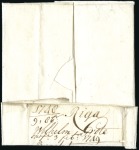 Stamp of Russia » Ship Mail » Ship Mail in the Baltic Sea 1748 Wrapper in Dutch carried privately from Riga