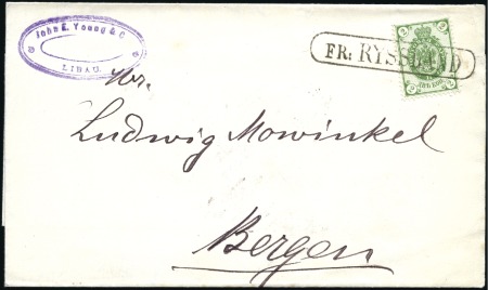 1888 Circular from Libau to Sweden with 2k tied on