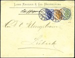 1906 Commercial envelope from Helsinki, endorsed "