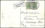 Stamp of Russia » Ship Mail » Ship Mail in the Baltic Sea 1907 Picture postcard of Hango sent to England wit