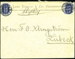 Stamp of Russia » Ship Mail » Ship Mail in the Baltic Sea 1908 Commercial envelope from Helsinki, endorsed "