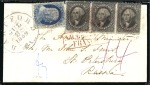 1858-1917 Group of 20 incoming covers from U.S.A. 