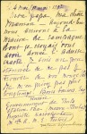 1907 3k Postal stationery card uprated with 1k, se