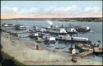 1910 Postcard to Yaroslavl put in ship's letter bo