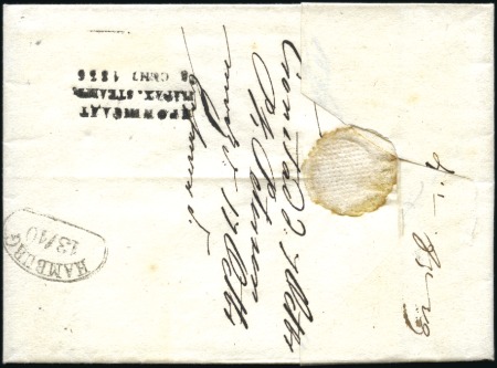 Stamp of Russia » Ship Mail » Ship Mail in the Gulf of Finland 1836-41, Three covers with "KRONSHTADT / PARAKH. S