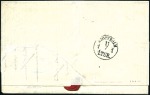 Stamp of Russia » Ship Mail » Ship Mail in the Gulf of Finland 1874 Entire from St. Petersburg to Sweden endorsed