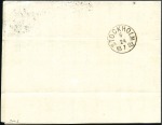 Stamp of Russia » Ship Mail » Ship Mail in the Gulf of Finland 1883 & 1884 Pair of folded printed lettersheet fro
