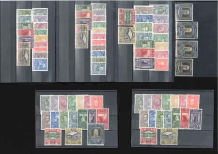 Stamp of Austria » 1890-1918 Issues  1908-10, Lot of different sets and singles, also p