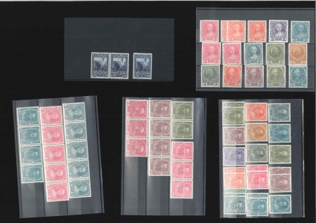 1908-13 Definitives - Selection of colour proofs e