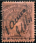 1891 Provisional 1s manuscript on 3a initialled "V