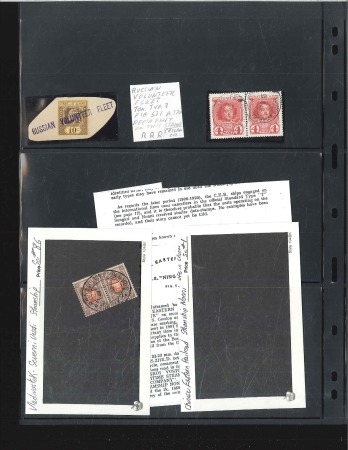 Stamp of Russia » Ship Mail » Ship Mail in the Far East Small accumulation including 1898 envelope to USA 