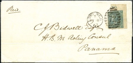 1867 (Feb 18) Wrapper from London to the British C