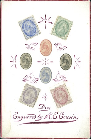 1886-88 Set of four (1d perf.12x11 1/2, 2d, 6d & 1