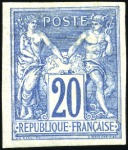 1887 Réimpression Granet avec Yv. 73, 91, 92, 96, 