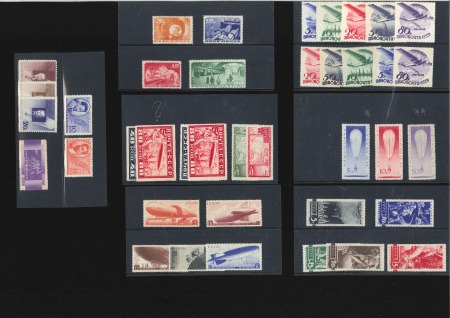 Stamp of Russia » Soviet Union 1932-1938 Group of the better sets of the 1930s in