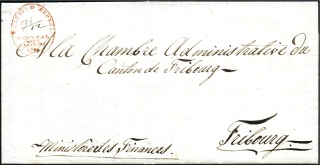 Stamp of Switzerland / Schweiz » Vorphilatelie 1798-1803 Helvetische Republik, zwei Belege je mit