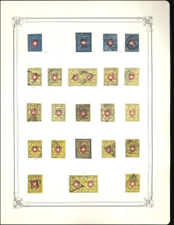 Sehr alte und reichhaltige Sammlung Rayonmarken au