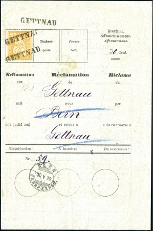 Reichhaltige Sammlung Sitzende Helvetia 1862 Ausga