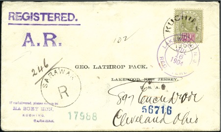 1904 (Jun 6) Commercial envelope sent Advice of Re