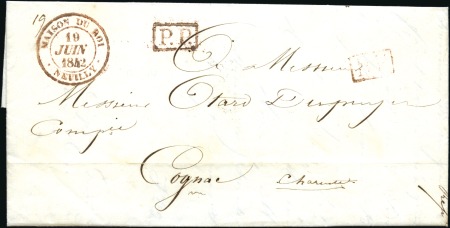 1842 Lettre du Capitaine de Gendarmerie commandant