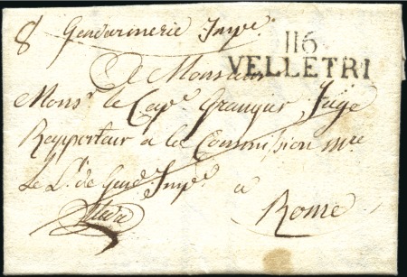1811 Lettre en franchise "Gendarmerie impériale" d