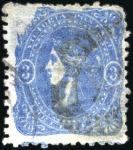 1860-66 3d, two examples, one showing significant 