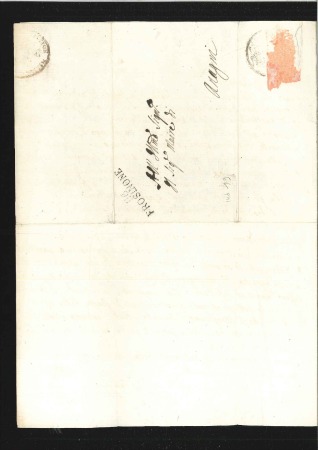 Stamp of France 1810 Lettre du Commandant de Gendarmerie au Maire 