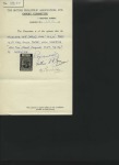 1917 War Tax 1d red, mint showing INVERTED OVPT, v
