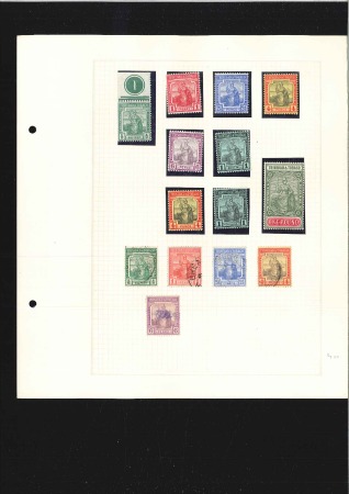COLLECTIONS: 1885-1961, Mint & used collection on 