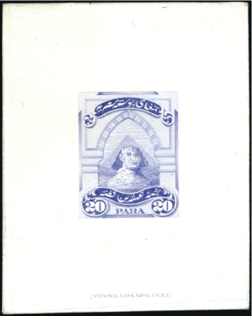 Stamp of Egypt » 1864-1906 Essays 1867 Essays of the National Bank Note Co., two ess