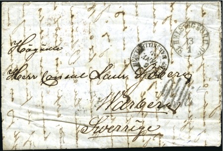 Stamp of France GUERRE DE CRIMEE 1855 Lettre de Balaklava du 24.12