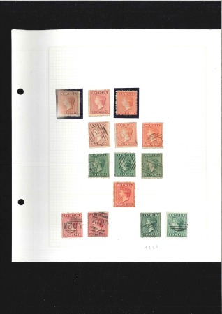 Stamp of Antigua & Barbuda 1862-1973, Mint & used collection on small album p