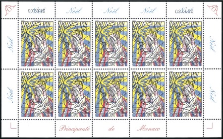 Stamp of Colonies françaises » Monaco MONACO 2006 0,53 € noir, jaune, bleu et rose, "Noë