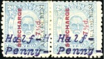 1896 (May) Typewritten Surcharge VARIETIES selecti