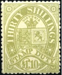 REVENUES: Post-1901 printing £1.10 olive perf.11 S