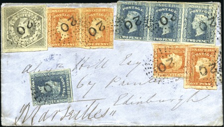 1858 (Dec 24) Envelope from Liverpool NSW to Scotl