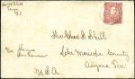 1895-96, Correspondence of 9 covers from/to George