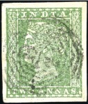BURMA: 1854 Litho selection with "B/5" cancels of 