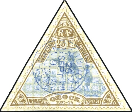 Stamp of Colonies françaises » Obock OBOCK Yv. 63 obl., TB