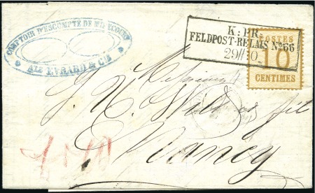 Stamp of France » Alsace-Lorraine Alsace-Lorraine 10c obl. FELDPOST-RELAIS n°66 29/1