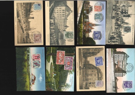Stamp of Large Lots and Collections 1900-1930 Accumulation of 70 picture postcards Ger