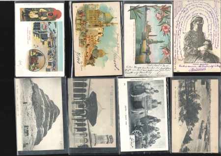 POSTCARDS: 1900-30, 130+ Picture postcards showing