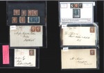 Stamp of Great Britain » Collections 1842-49, EDINBURGH cancellations group incl. disti