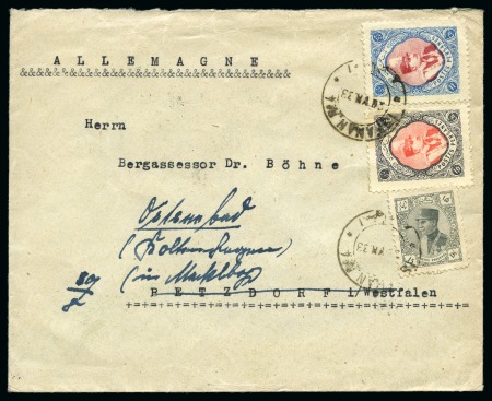 1933 Envelope to Germany with 1931-32 issue 11ch a