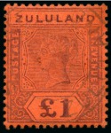 Stamp of South Africa » Zululand COLLECTIONS: 1888-96, Mint & used specialised coll